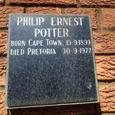 POTTER Philip Ernest 1899-1977