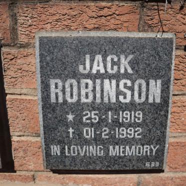 ROBINSON Jack 1919-1992