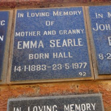 SEARLE Emma nee HALL 1883-1977