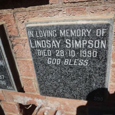 SIMPSON Lindsay -1990