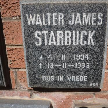 STARBUCK Walter James 1934-1993