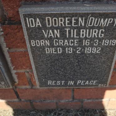 TILBURG Ida Doreen, van 1919-1992