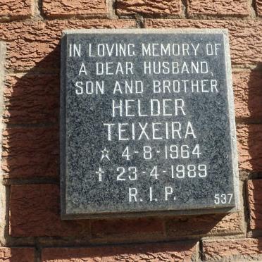 TEIXEIRA Helder 1964-1989