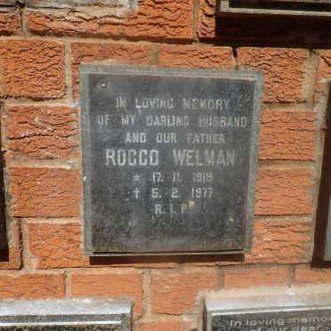 WELMAN Rocco 1919-1977