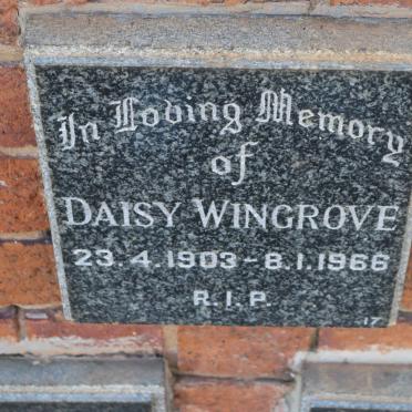 WINGROVE Daisy 1903-1966