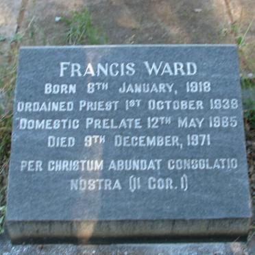 WARD Francis 1938-1971