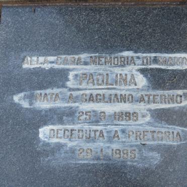 ? Paolina 1899-1995