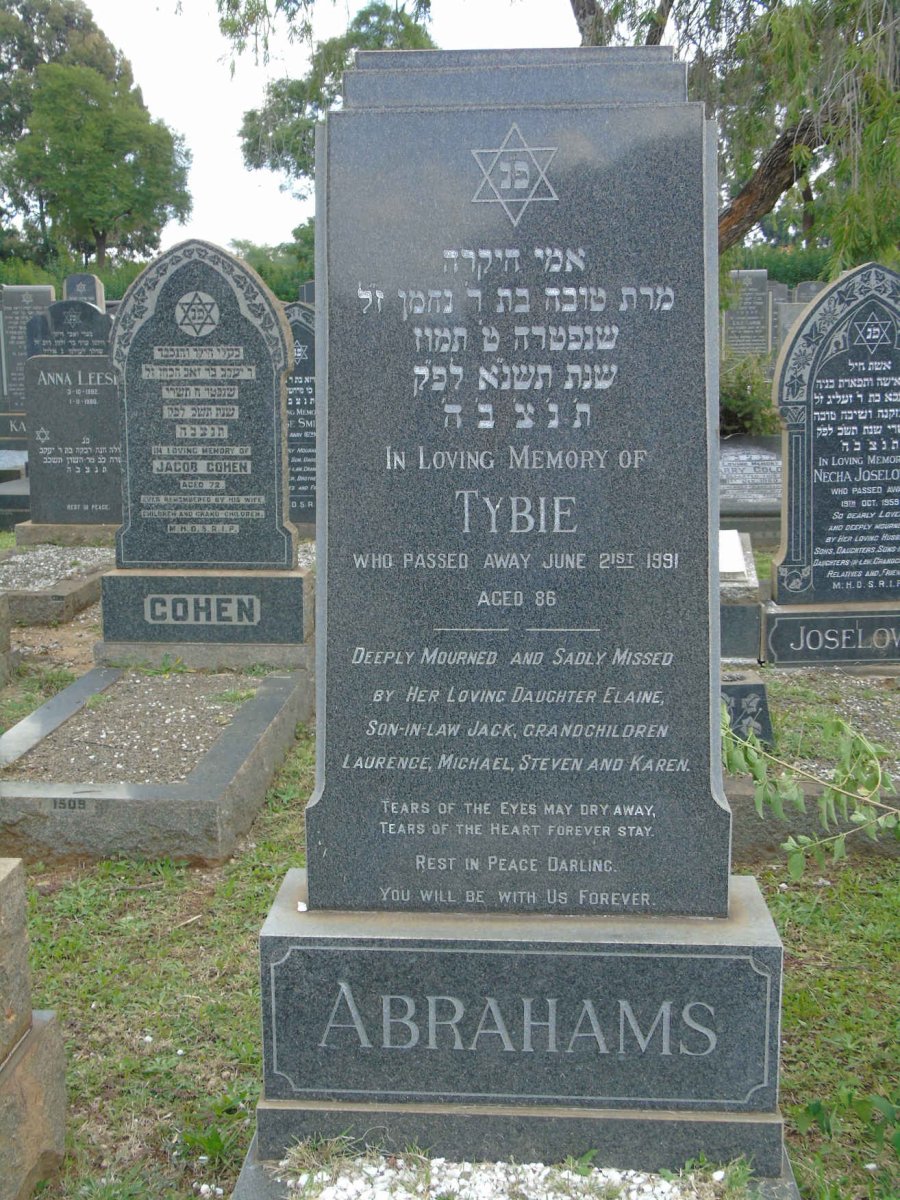ABRAHAMS Tybie -1991
