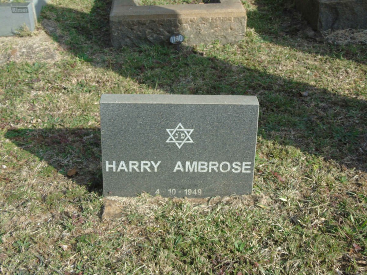 AMBROSE Harry -1949