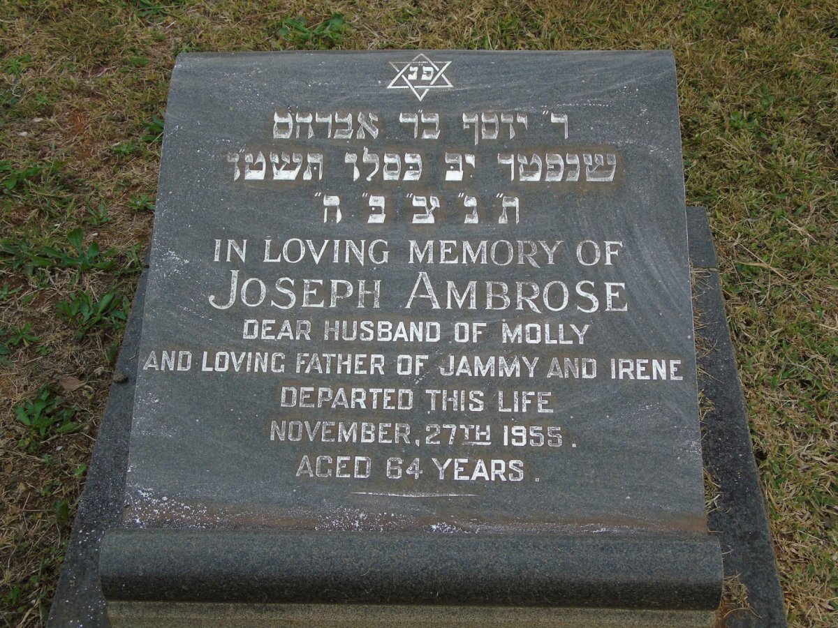 AMBROSE Joseph -1955