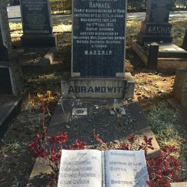ABRAMOWITZ Raphael -1931