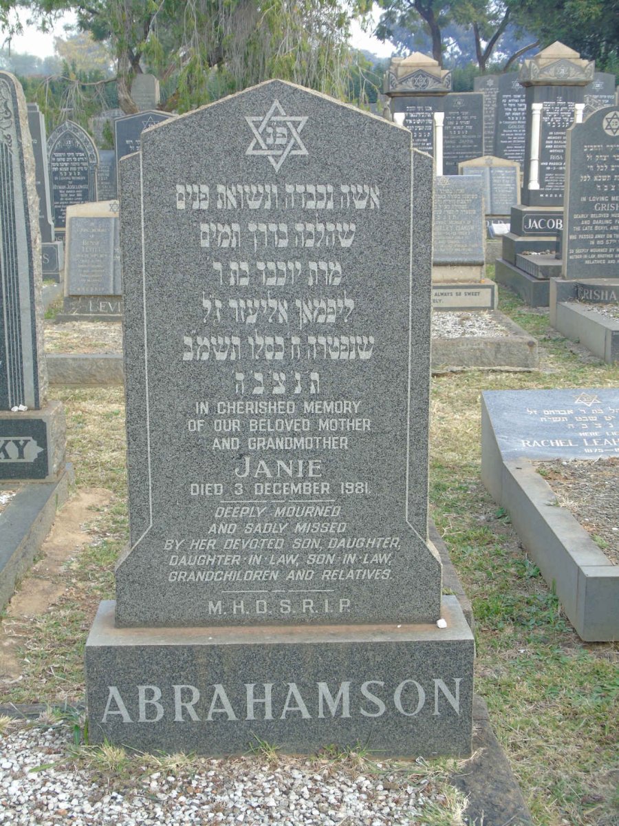 ABRAHAMSON Janie -1981