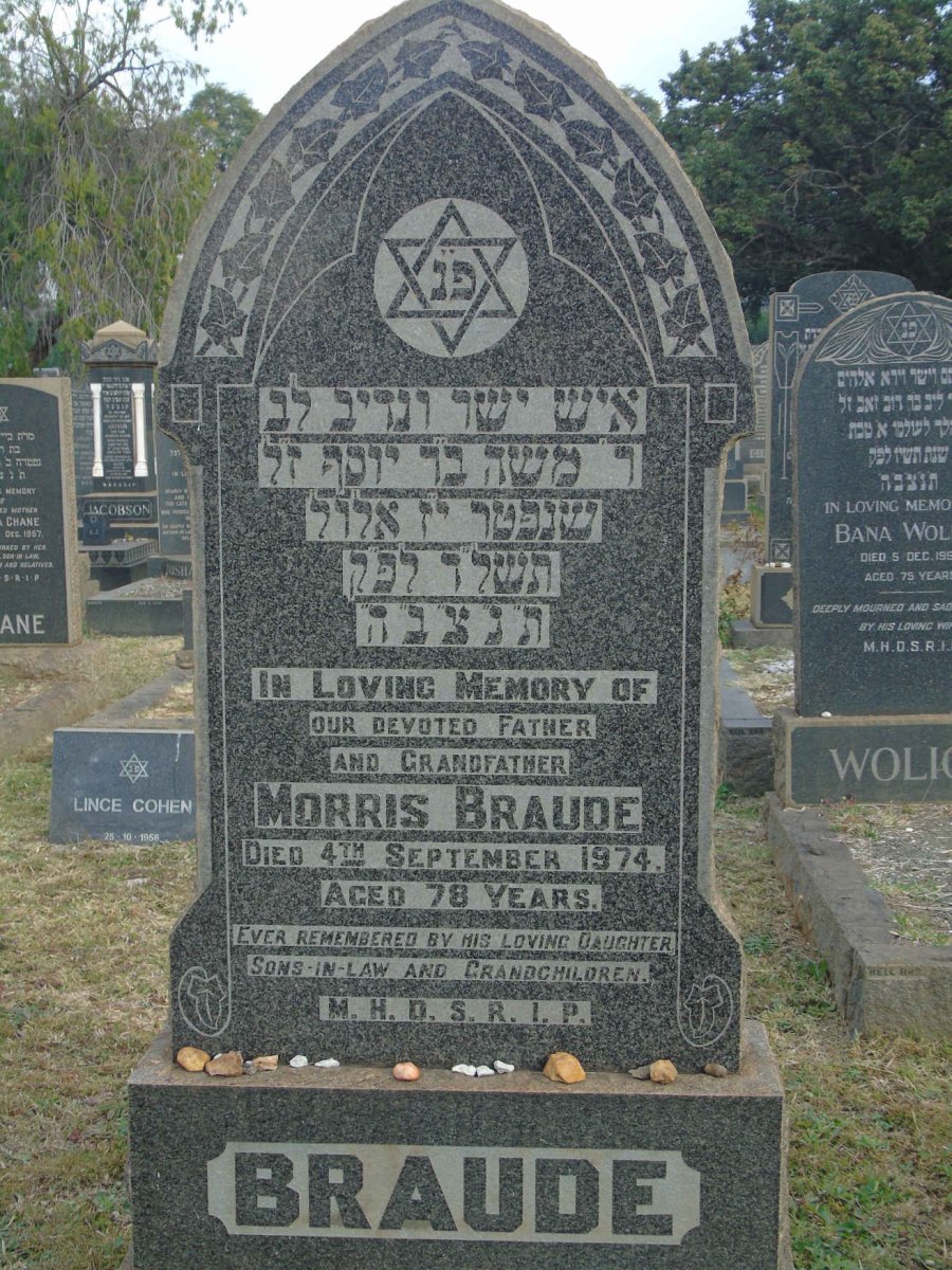 BRAUDE Morris -1974