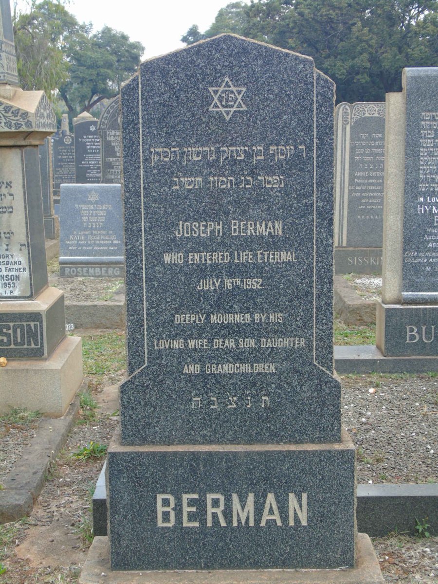 BERMAN Joseph -1952