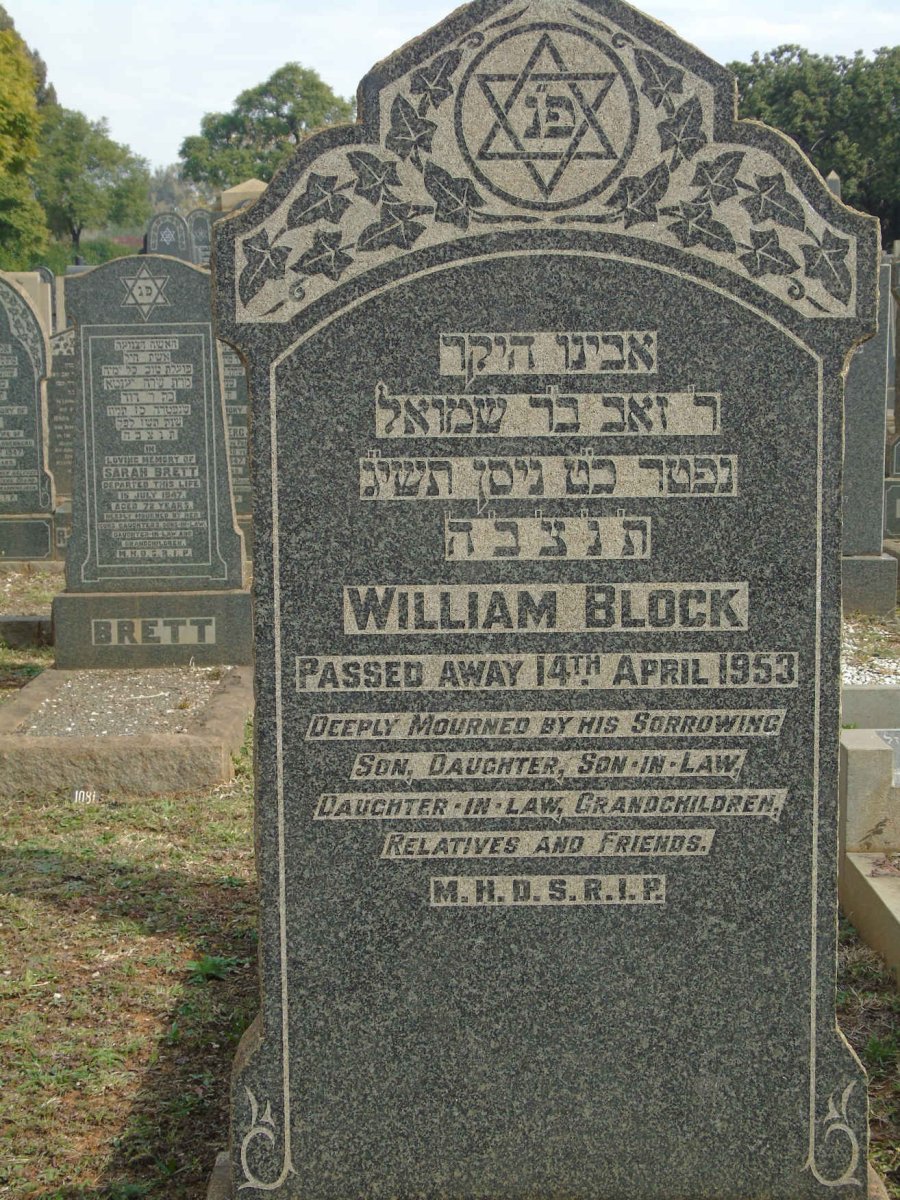 BLOCK William -1953