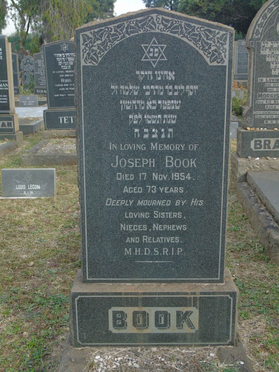 BOOK Joseph -1954