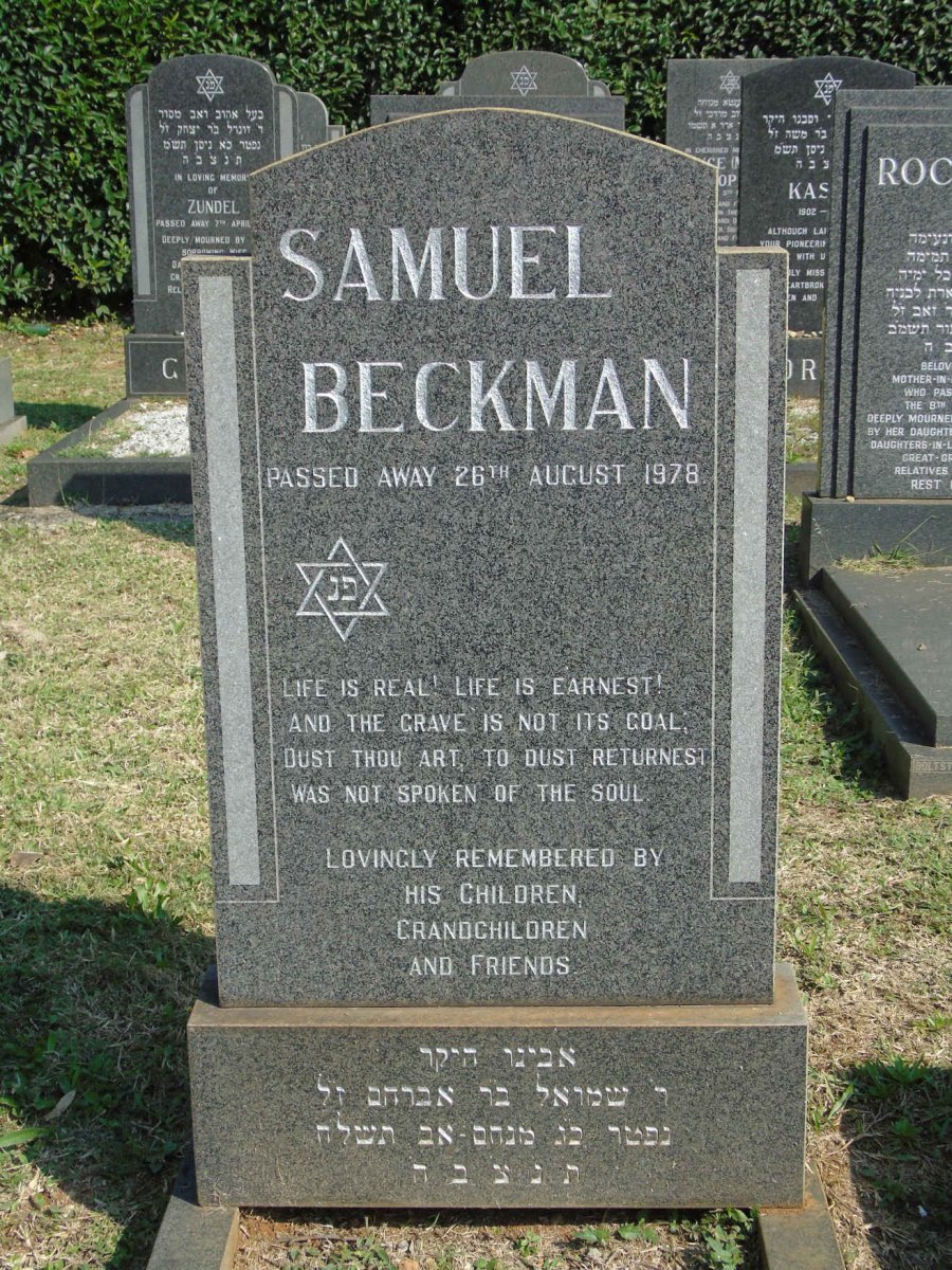 BECKMAN Samuel -1978