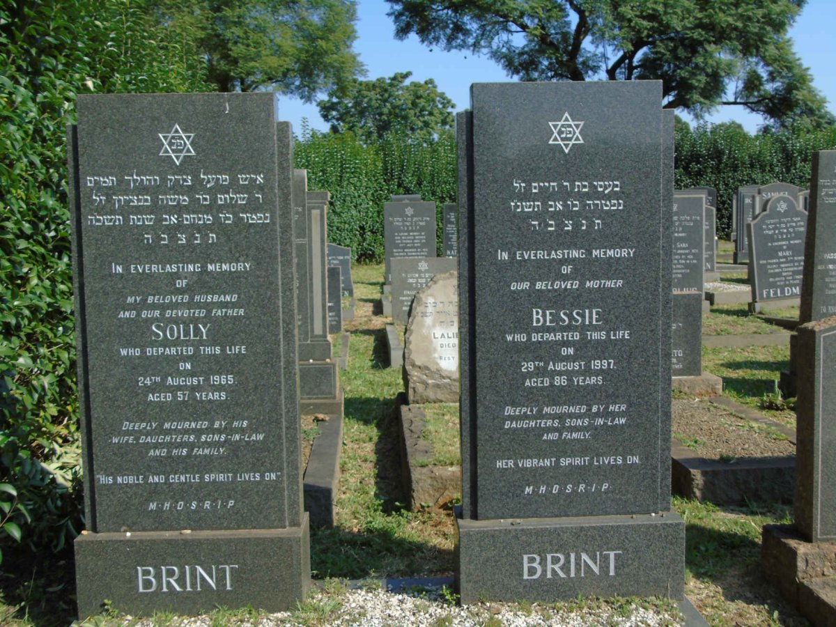 BRINT Solly -1965 & Bessie -1997