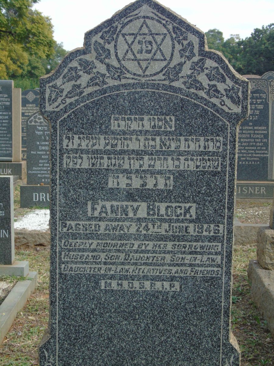 BLOCK Fanny -1946