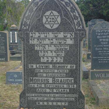 BRAUDE Morris -1974