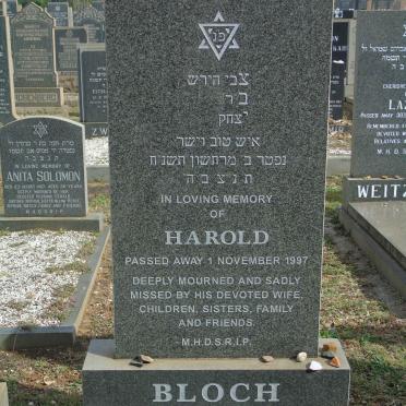 BLOCH Harold -1997