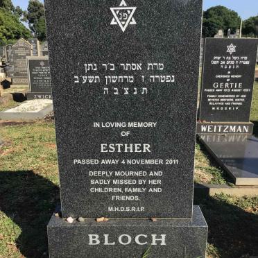 BLOCH Esther -2011