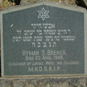 BRENER Hyman S. -1949