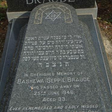 BRAUDE Bashewa Seppie -1946