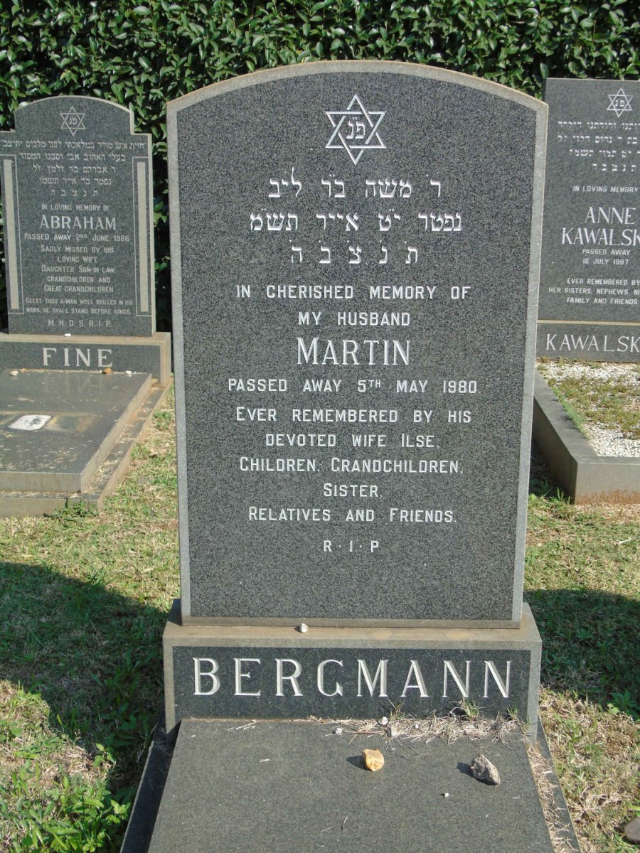 BERGMANN Martin -1980