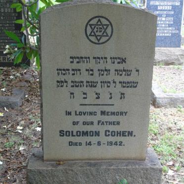 COHEN Solomon -1942