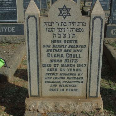 COULL Clara nee BLITZ -1947