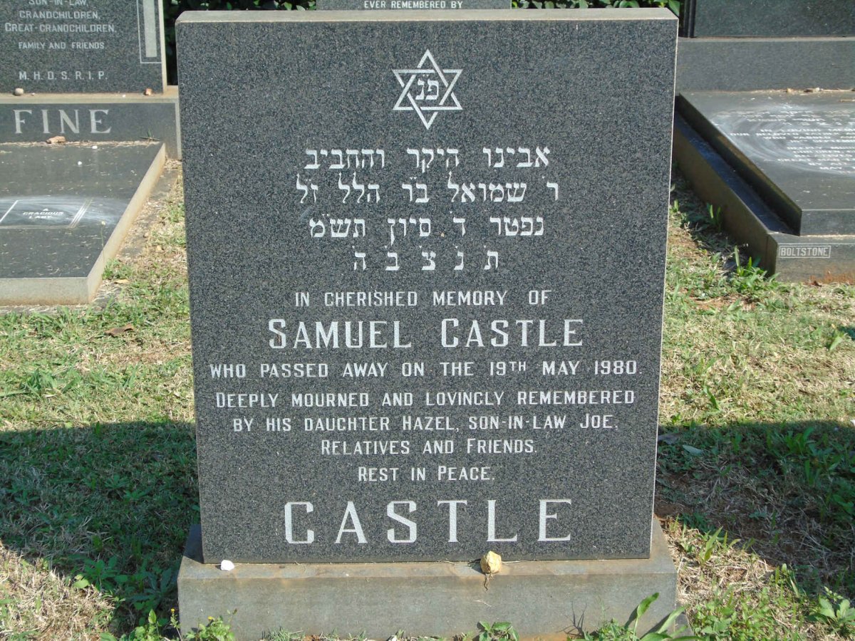 CASTLE Samuel -1980