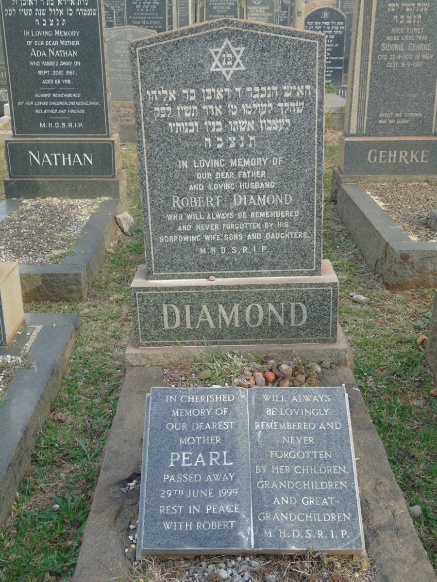 DIAMOND Robert & Pearl -1999