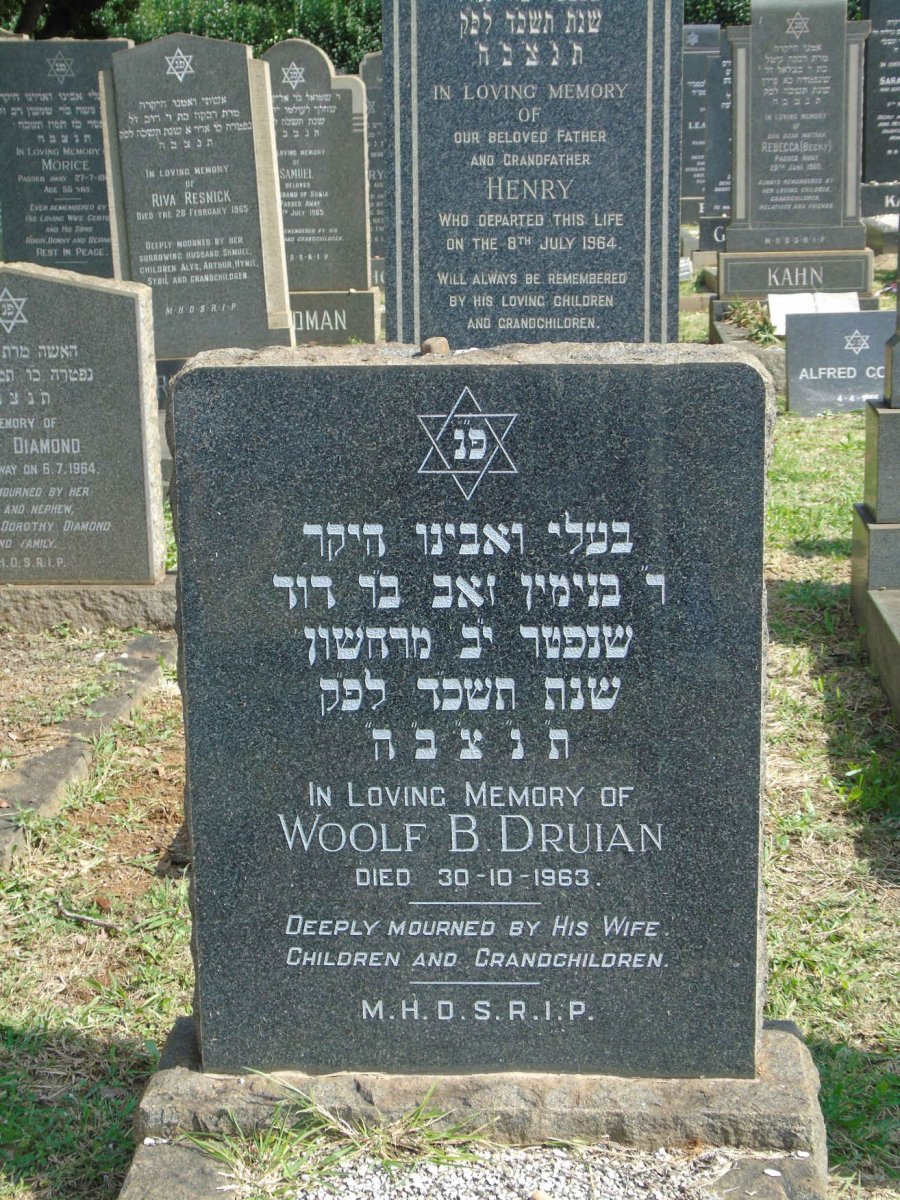 DRUIAN Woolf B. -1963