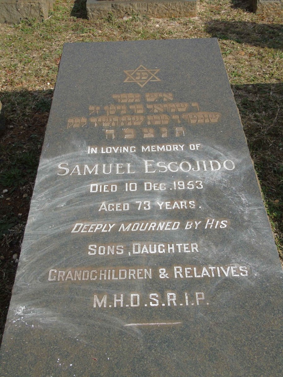 ESCOJIDO Samuel -1953