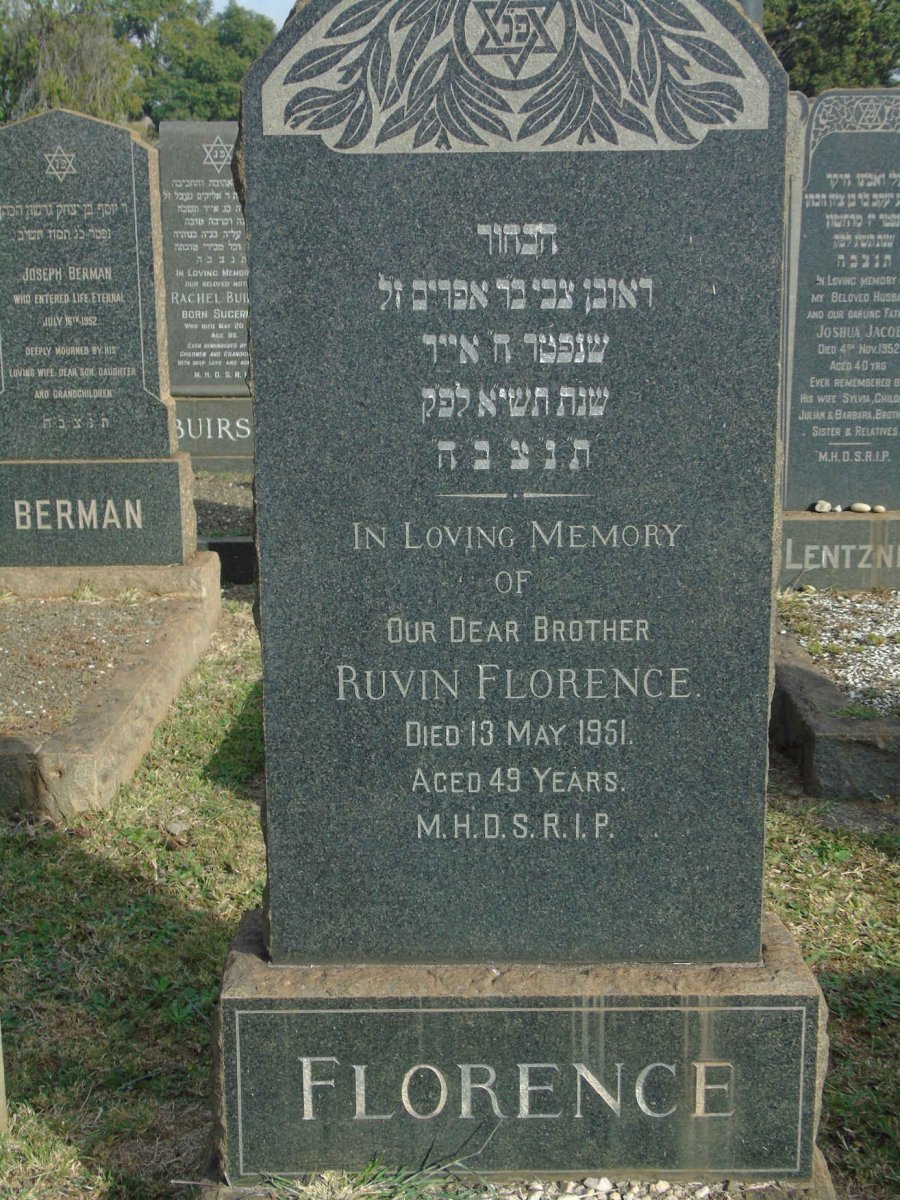 FLORENCE Ruvin -1951