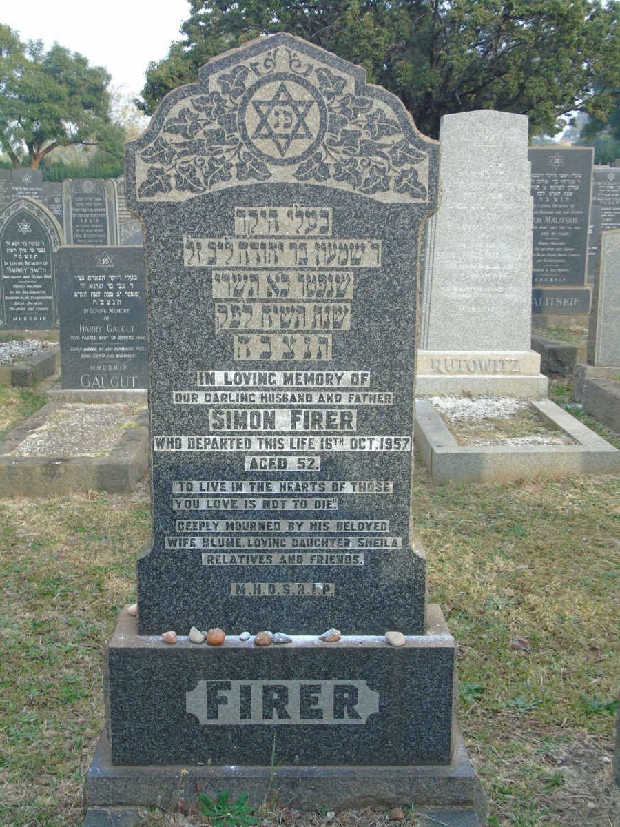 FIRER Simon -1957