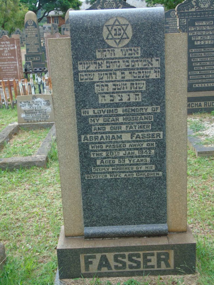 FASSER Abraham -1942