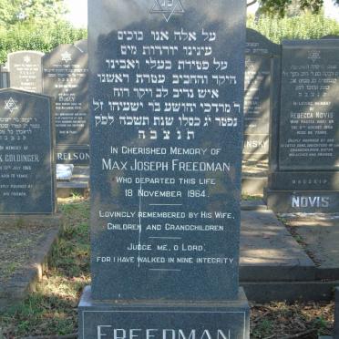 FREEDMAN Max Joseph -1964