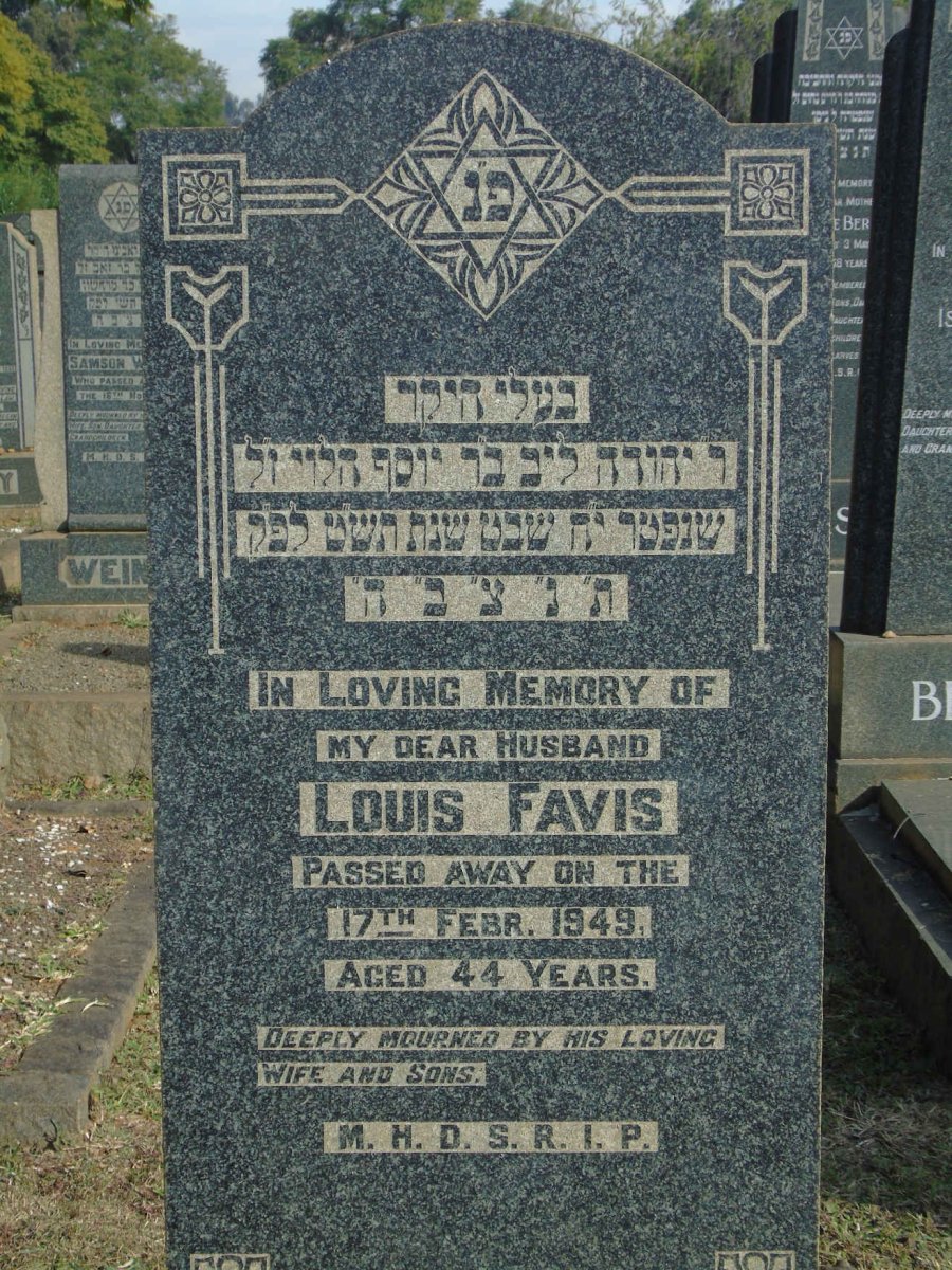 FAVIS Louis -1949