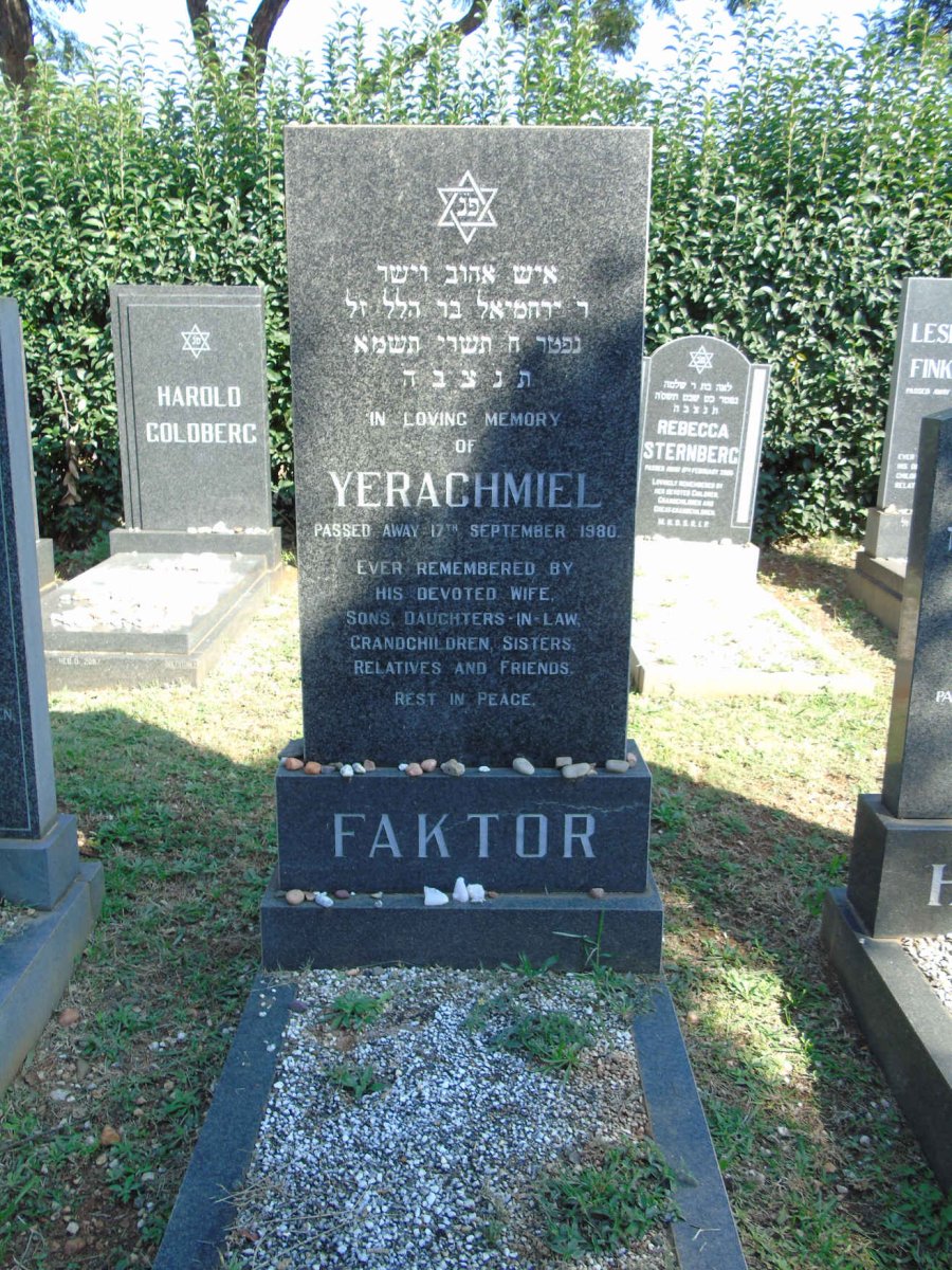 FAKTOR Yerachmiel -1980
