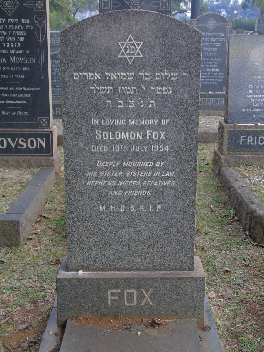FOX Solomon -1954
