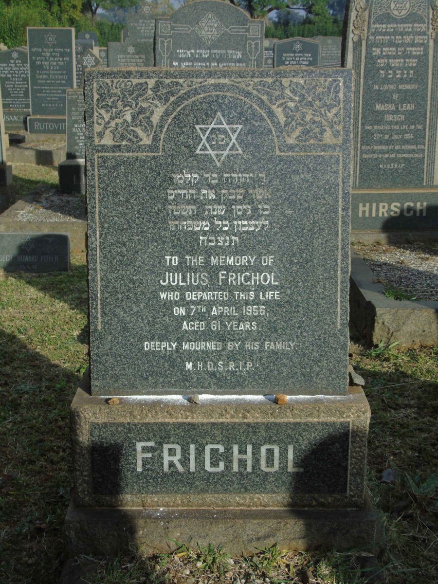 FRICHOL Julius -1956