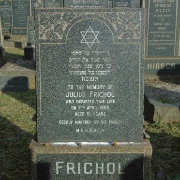 FRICHOL Julius -1956
