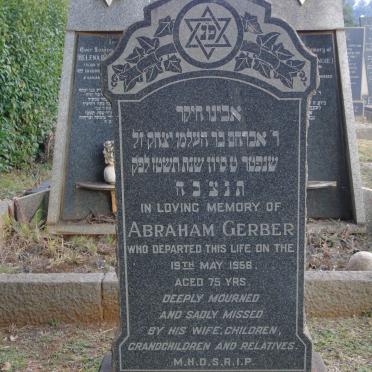 GERBER Abraham -1956