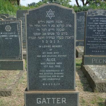 GATTER Alice -1966