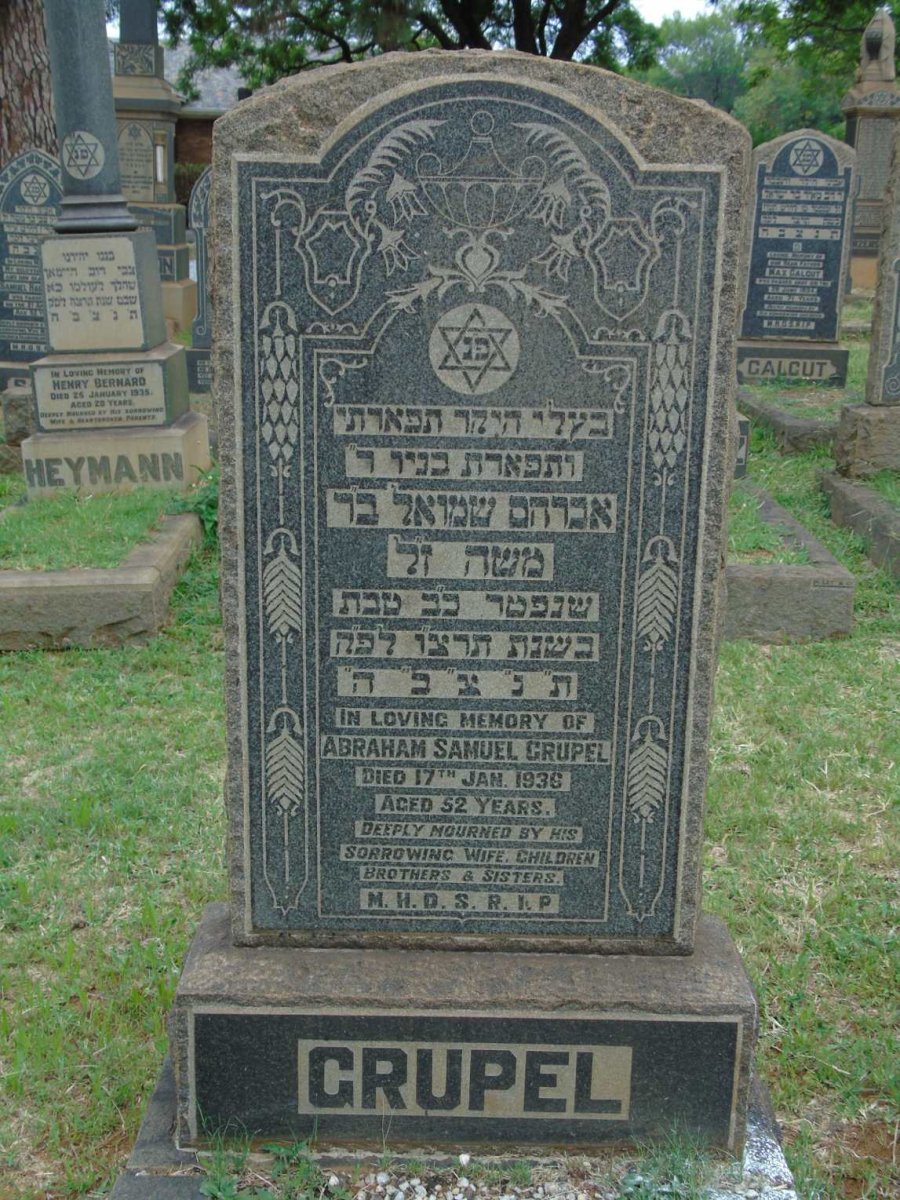 GRUPEL Abraham Samuel -1936