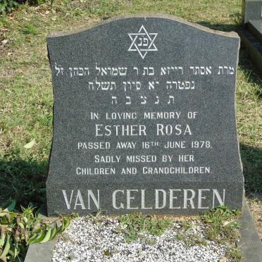 GELDEREN Esther Rosa, van -1978