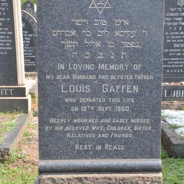 GAFFEN Louis -1960