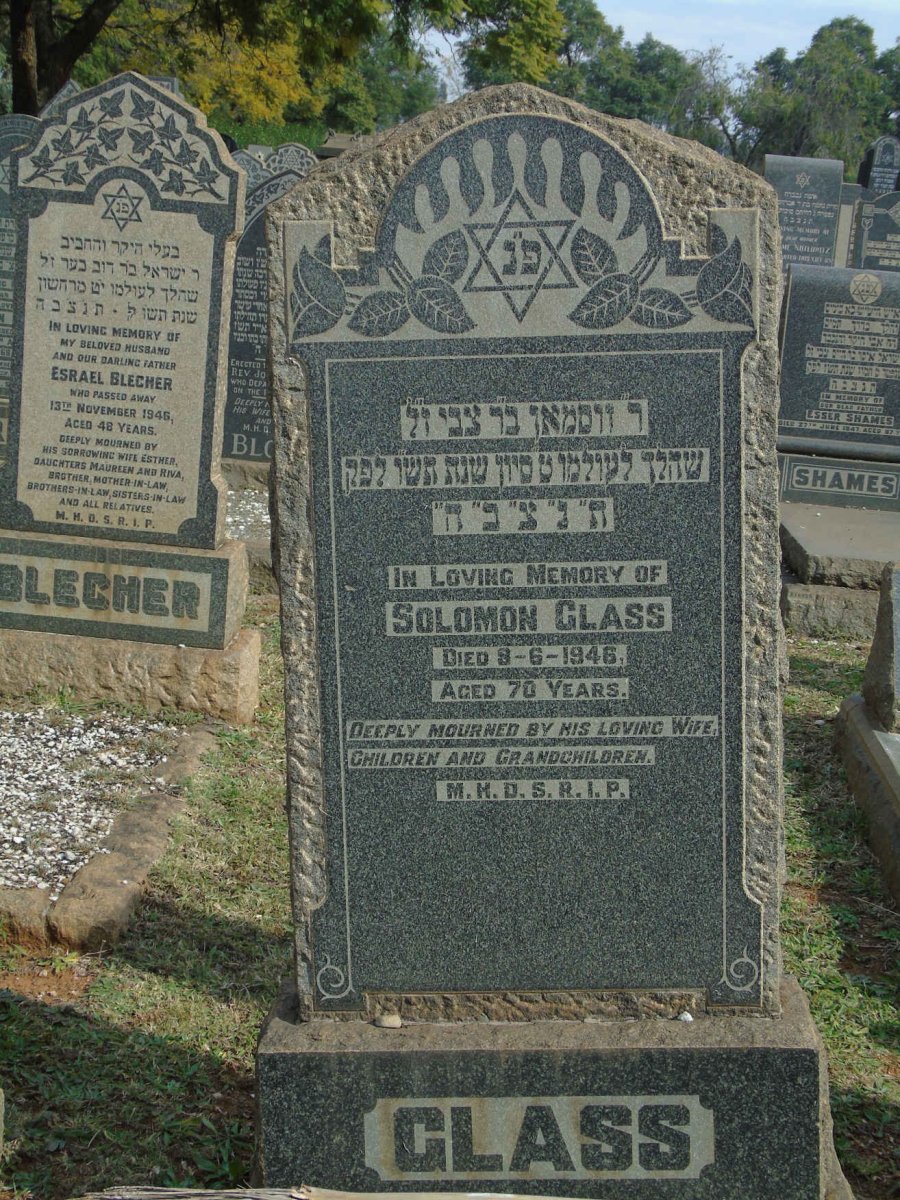GLASS Solomon -1946